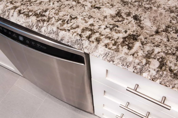 White Shaker Kitchen Remodel with Integrated Laundry Storage — photo 2