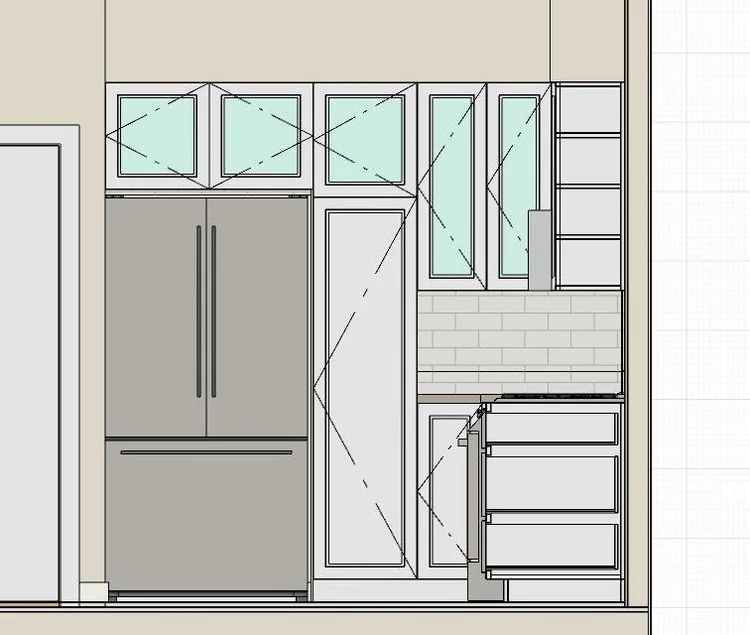 White Shaker Kitchen Remodel with Integrated Laundry Storage — photo 6